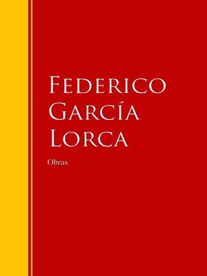 cover image of Obras de Federico García Lorca